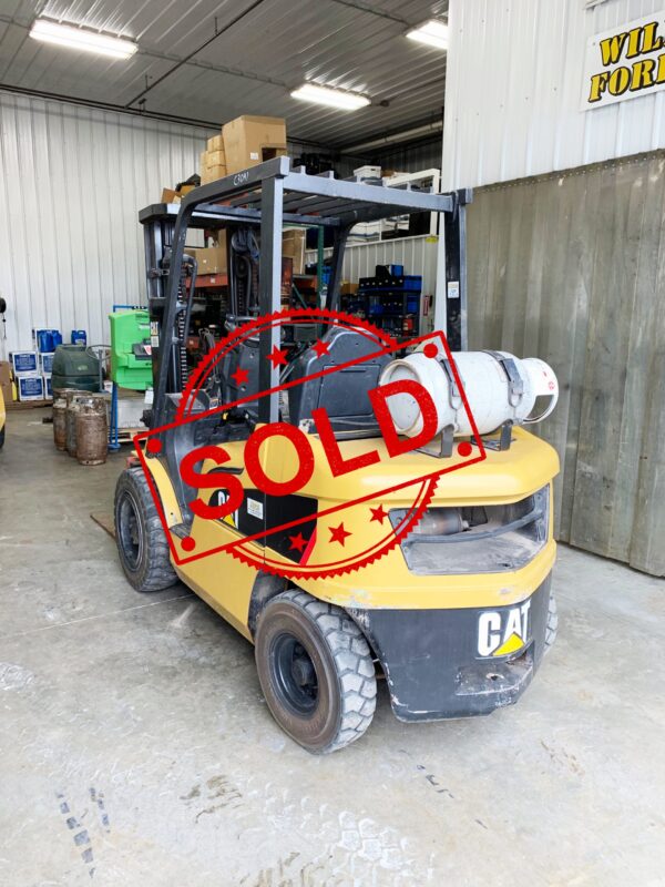Sold Caterpillar Forklift C3047