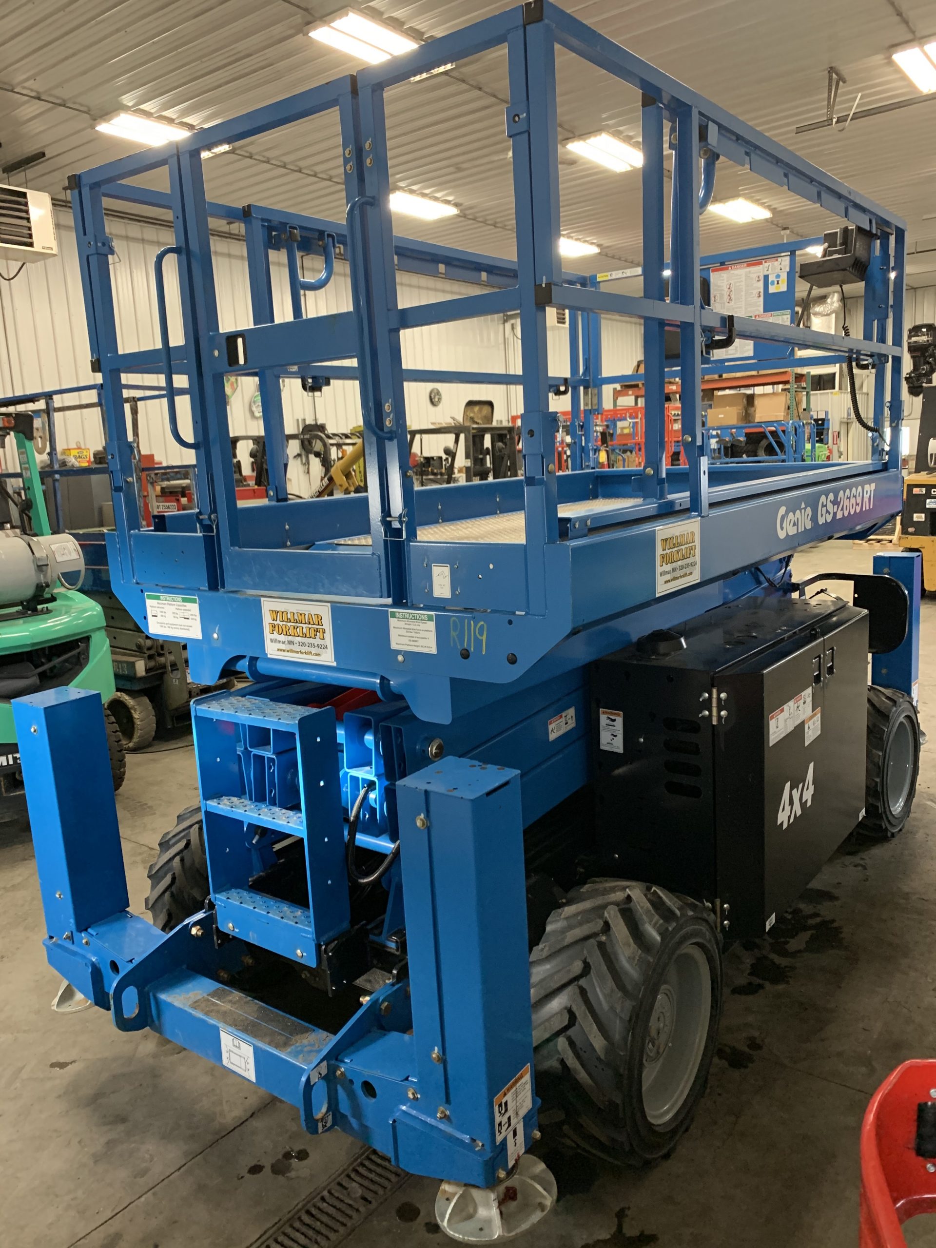 New Genie 2669rt With Outriggers Willmar Forklift